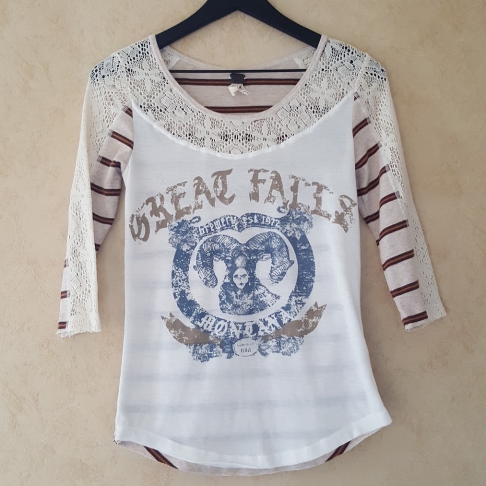 Free People love me long great falls Montana top